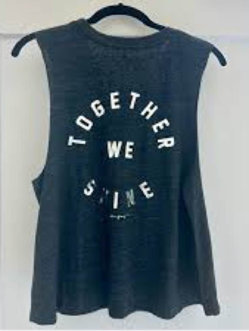 Spiritual Gangster Women’s Charcoal Gray 'Together We Shine' Pullover - Picture 9 of 9